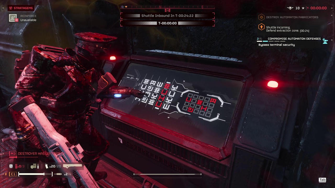 HELLDIVERS 2 except THE MARCH TO CYBERSTAN DAY 7