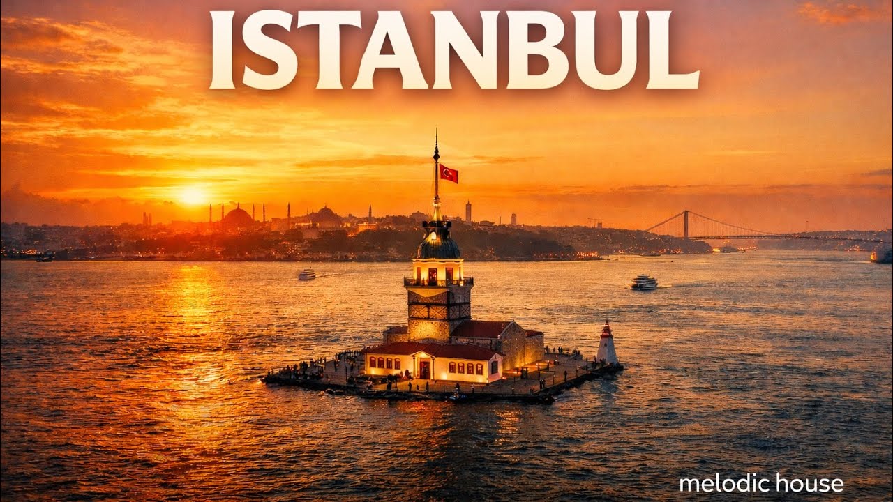 4K Istanbul Drone Film | Melodic House Music Mix 