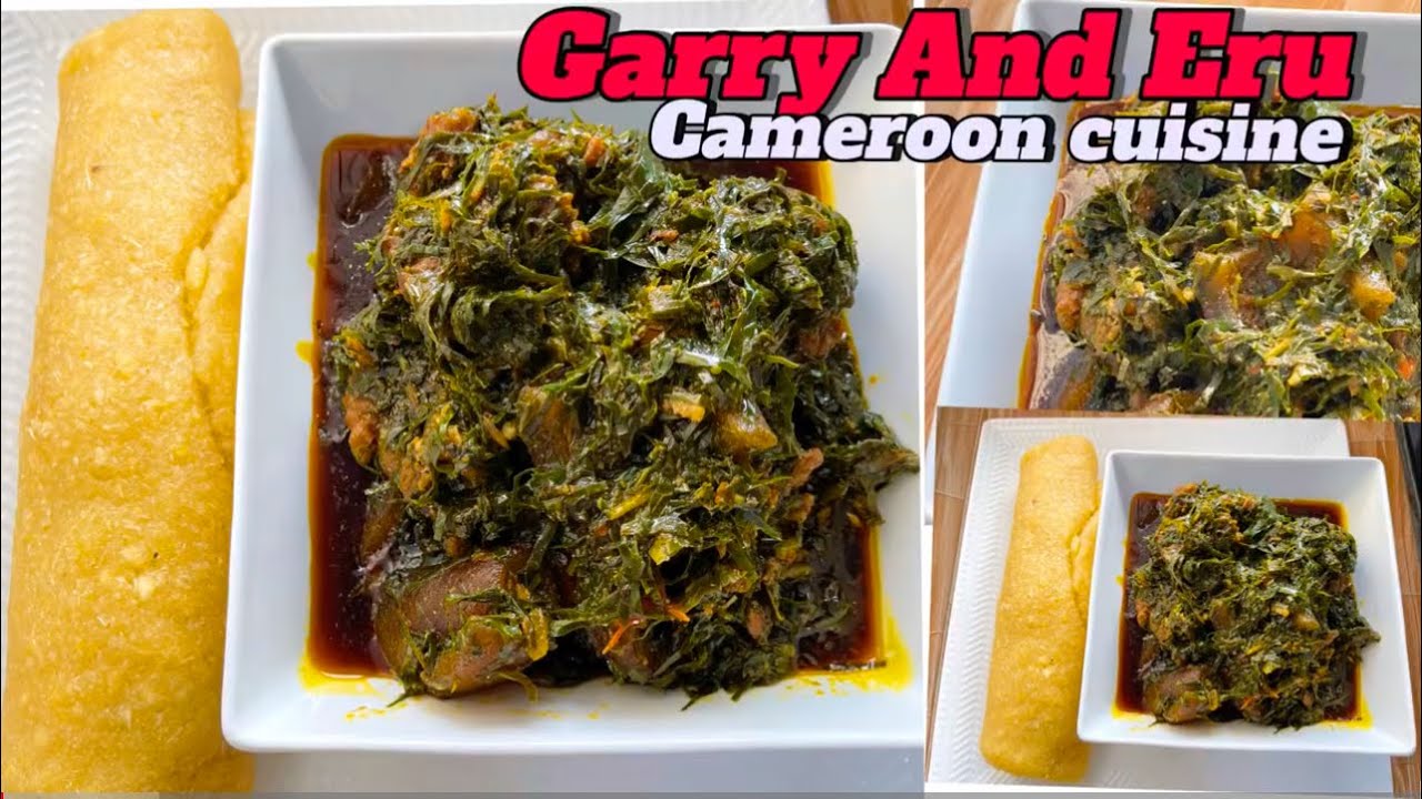 How To Cook Garri & Eru | Simple Recipe. The Ultimate African Dish/Cameroon tribal dish.