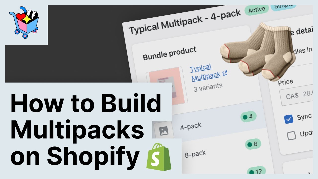 How to Create Multipack Product Bundles or Quantity Discounts on Shopify | Simple Bundles Tutorial