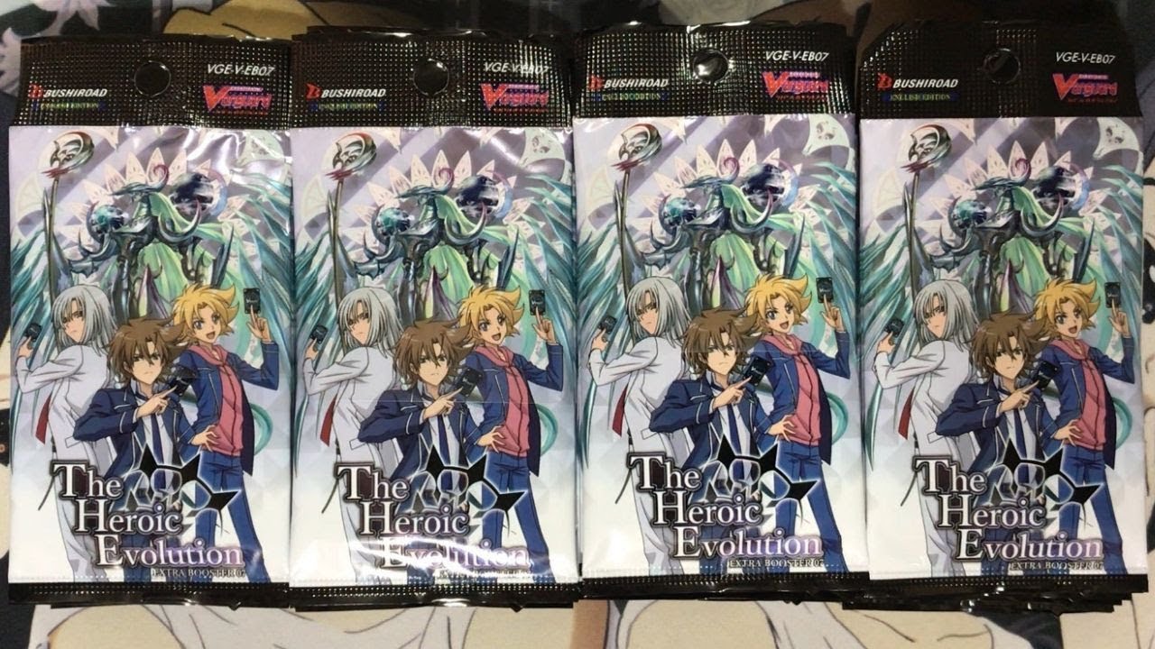 Opening My Cardfight Vanguard The Heroic Evolution Sneak Preview Packs