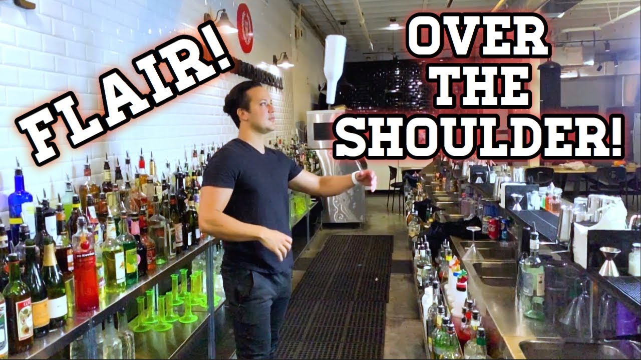 OVER THE SHOULDER / FLAIR BARTENDER / TUTORIAL ESPAÑOL