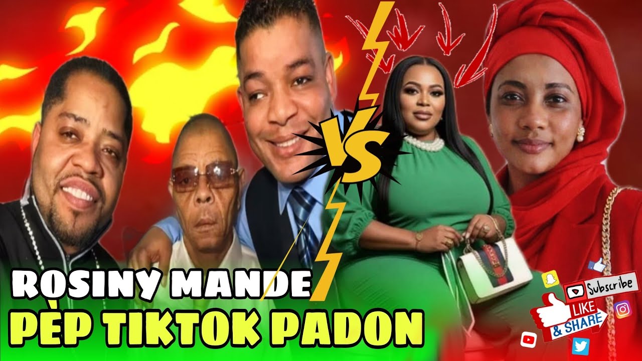 Rosiny Antrave li oblije Vin Mande padon, Natacha chante Antèman la famille Deronètte jodia