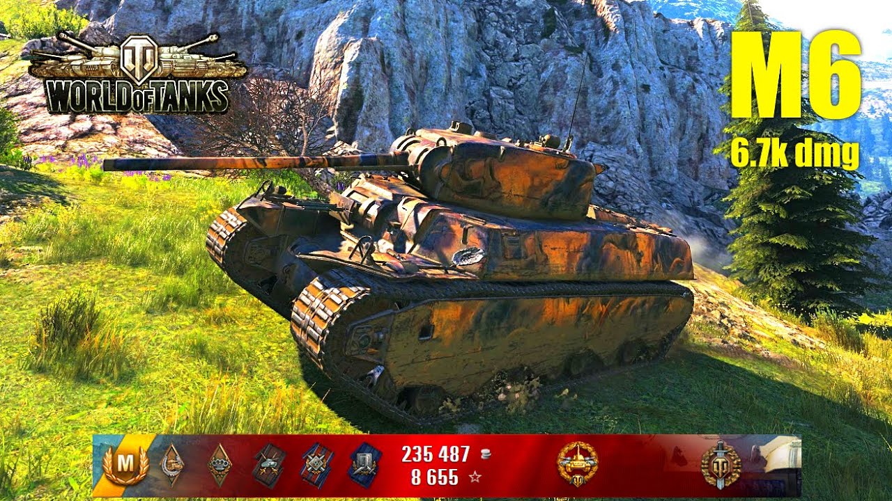M6 (op), 6.7K Damage, 6 Kills, Lakeville - World of Tanks