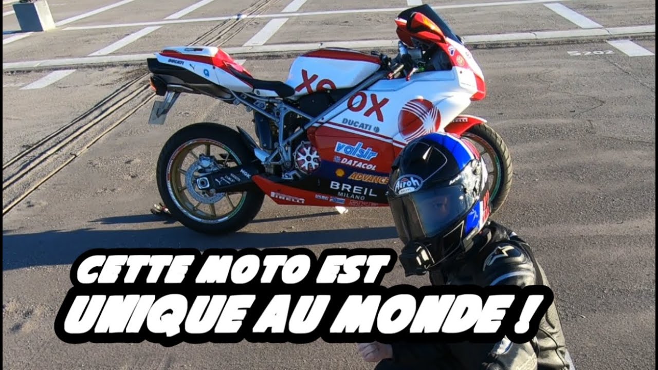 J’essaie une DUCATI 749 unique au monde !