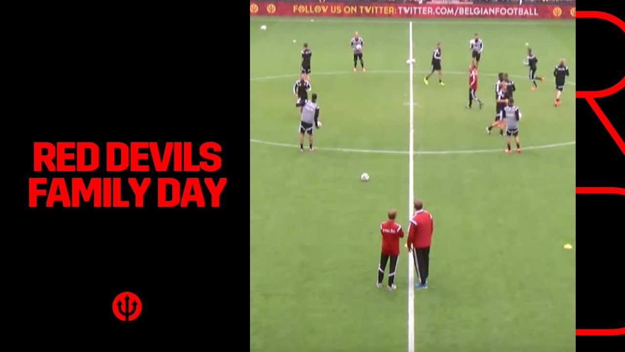 Training Belgian Red Devils Family Day