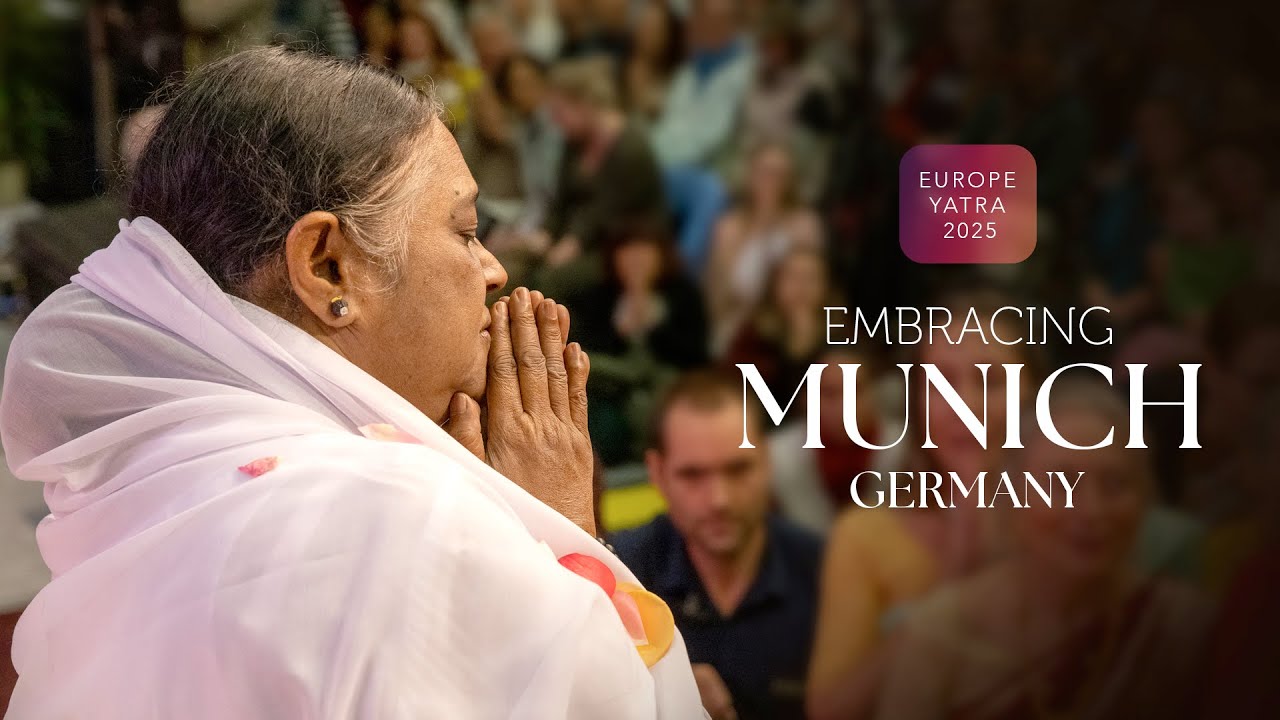 Amma Embraces Munich, Germany: Europe Yatra 2025