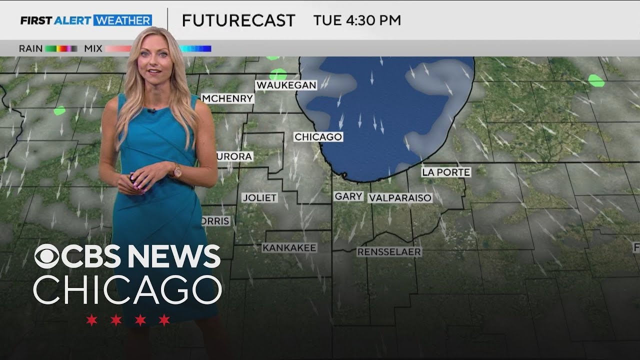 Chicago weather: Leftover sprinkles, storm chance Tuesday