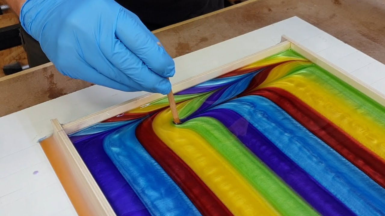 How to Create a Colorful Epoxy Resin Clock | Step-by-Step Tutorial