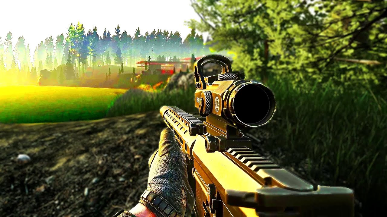 IMMERSIVE SR-25 DMR GAMEPLAY - ESCAPE FROM TARKOV SOLO GAMEPLAY