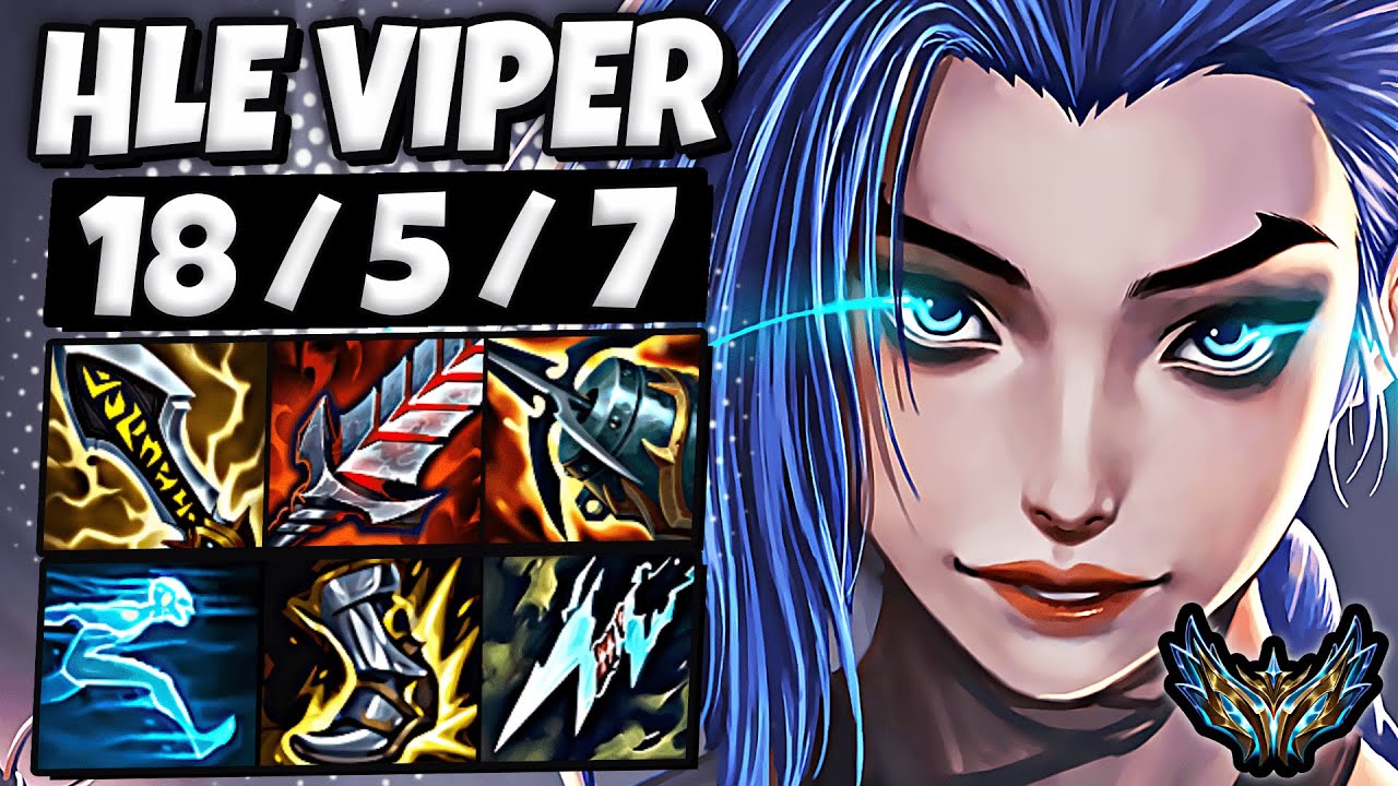 Jinx vs Zeri ADC [ HLE Viper ] Korea Challenger Patch 14.6 ✅