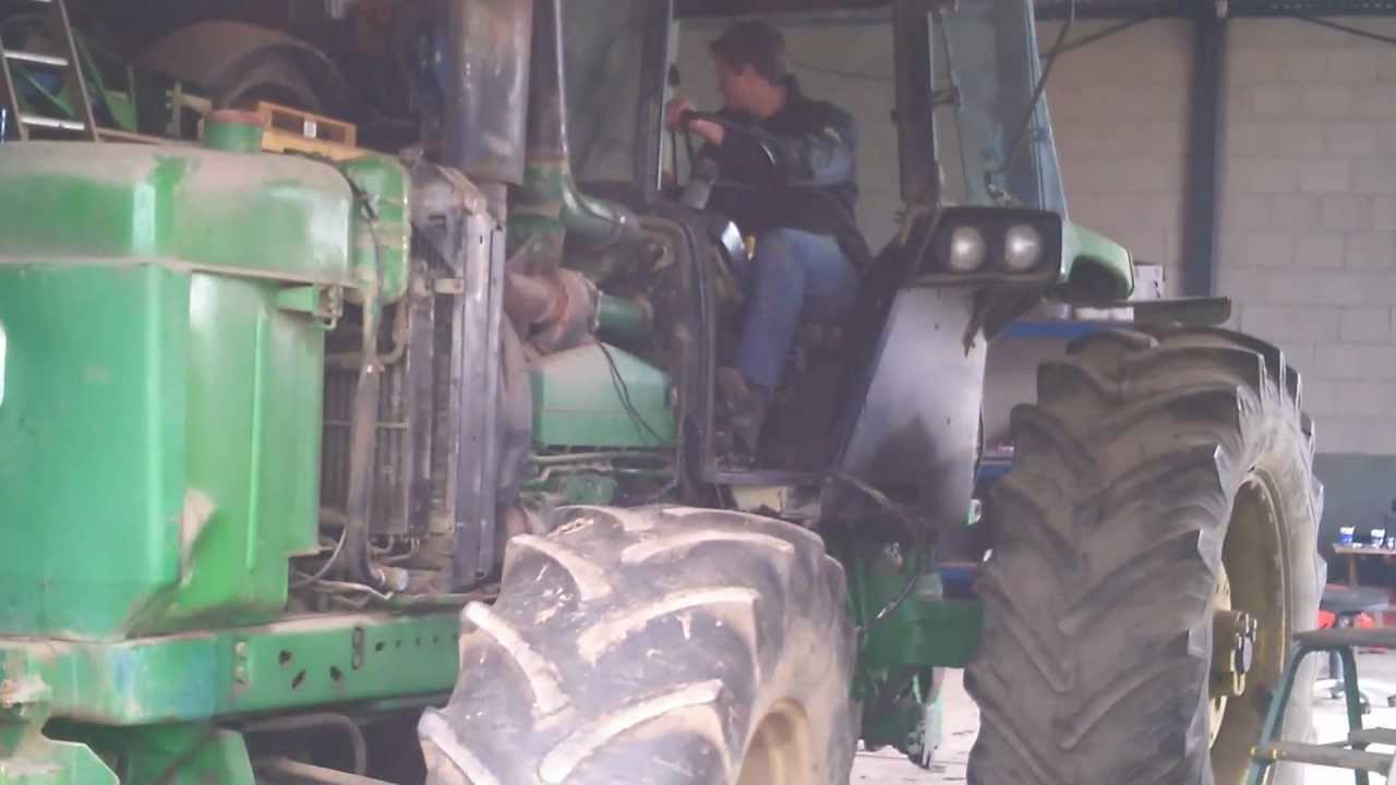 John Deere 4650 first run after 5 year.