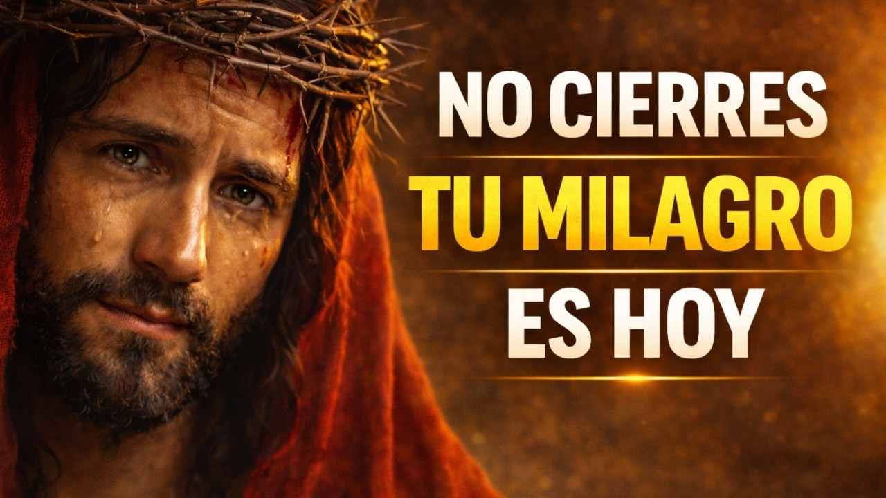 JESÚS TE DICE HOY: NO CIERRES TU CORAZÓN — TU MILAGRO ESTÁ MÁS CERCA DE LO QUE PIENSAS