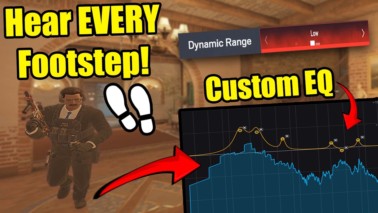 The BEST Rainbow Six Siege X Audio Settings &ndash; Hear EVERY Footstep! (Custom EQ + In-Game Settings)