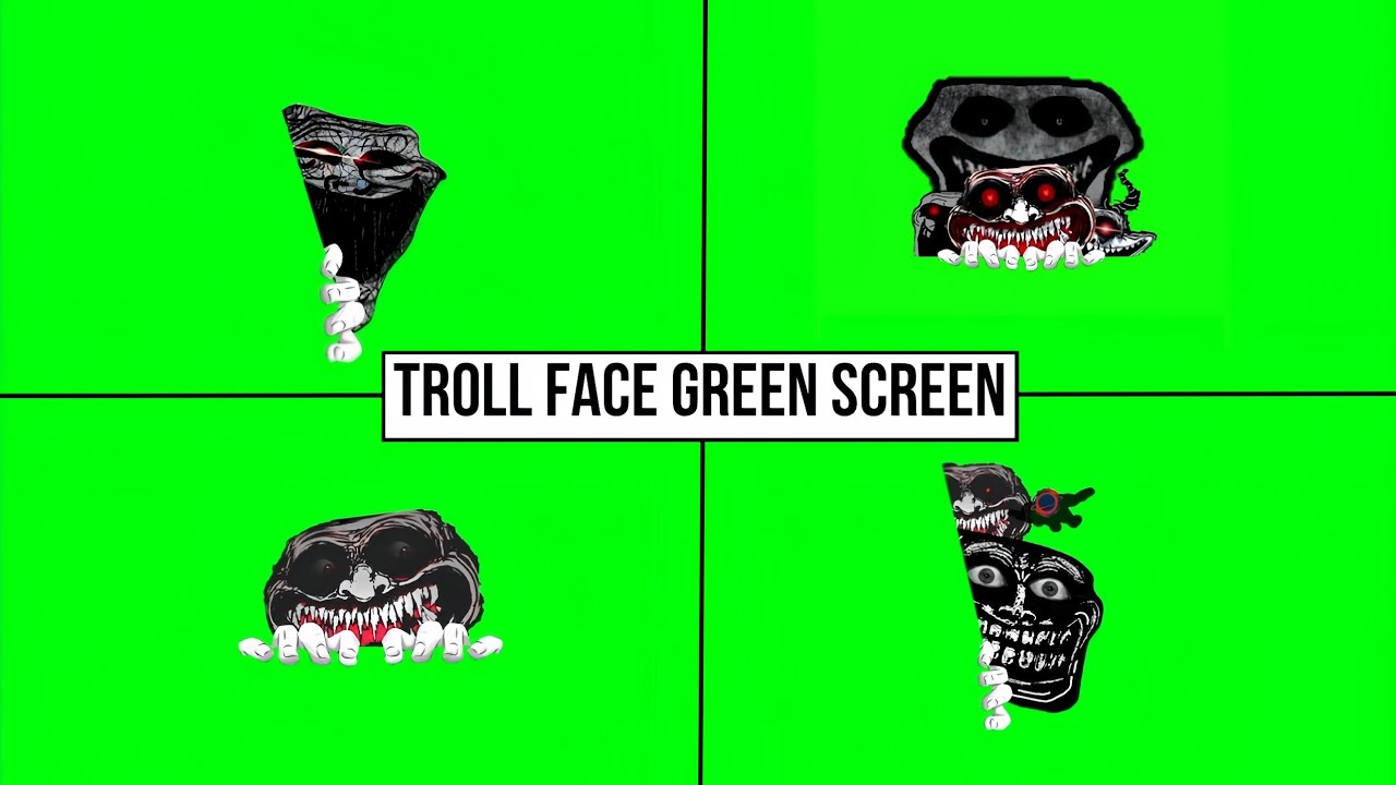 Green Screen Troll Face For Edit
