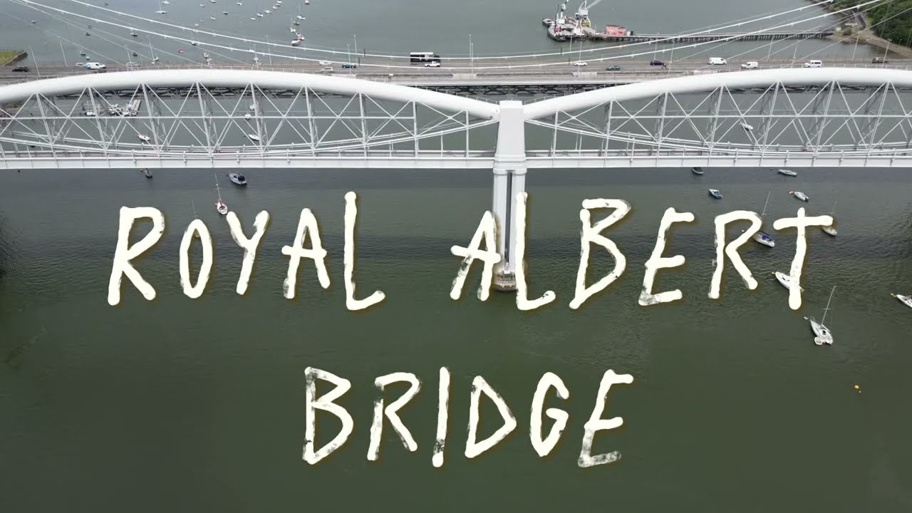 Royal Albert Bridge DJI Mini 3 Pro, 4k, 60fps