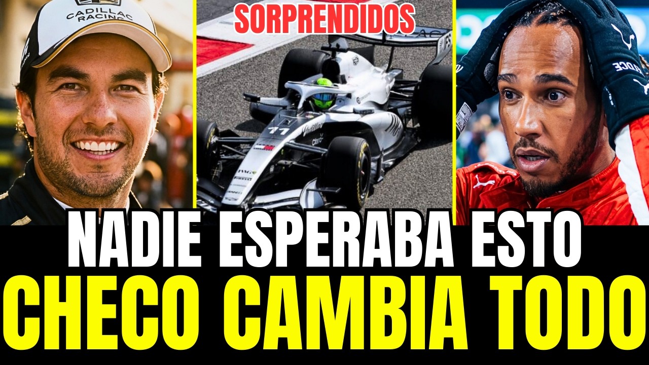 CHECO PÉREZ y CADILLAC RECIBEN una NOTICIA INESPERADA, la F1 quiere hacer CAMBIOS y los BENEFICIA