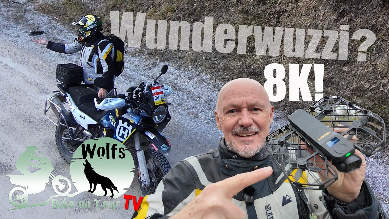Fliegender Kameramann dabei: Lohnt sich die HOVERAir X1 PROMAX Selfie-Drohne für Motorradfahrer?