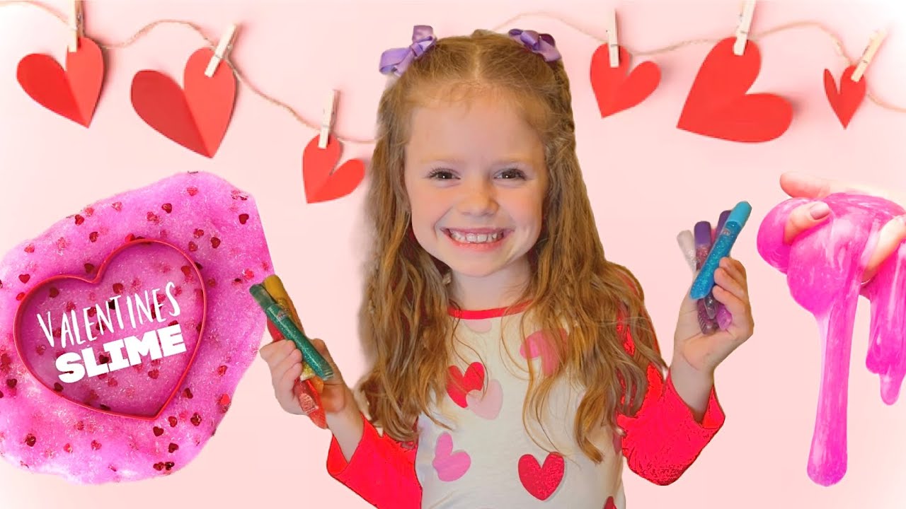 VALENTINES SLIME 🩷 #fun #slime #craft #toys #shopping #valentinesday #holiday #funny #dance #review