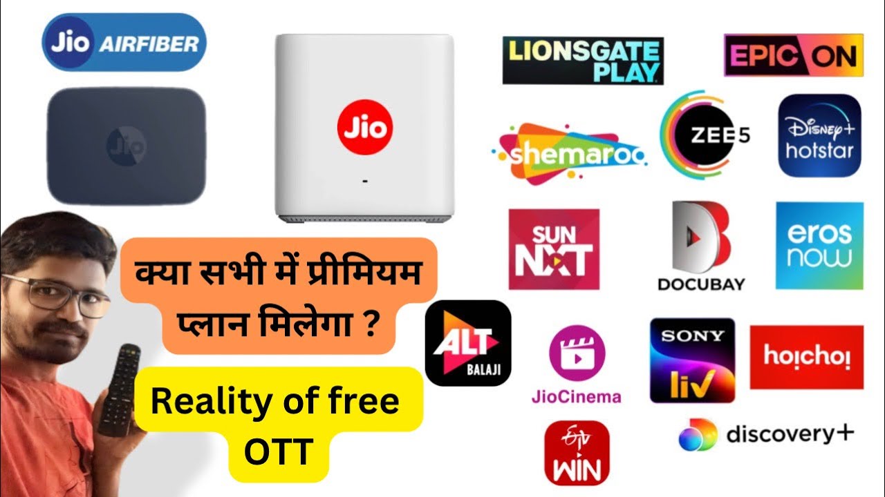 Jio Airfiber OTT Apps Subscription || Jio Airfiber Set Top Box OTT Full Details & Review ⚡️ ||