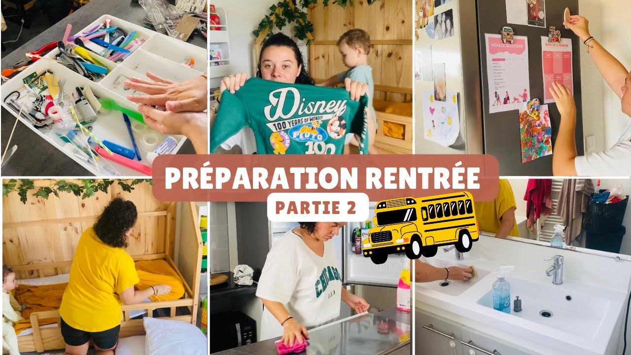 MOTIVATION RANGEMENT, ORGANISATION, TRIE, MÉNAGE : on repart sur de bonne base 🚌🖍