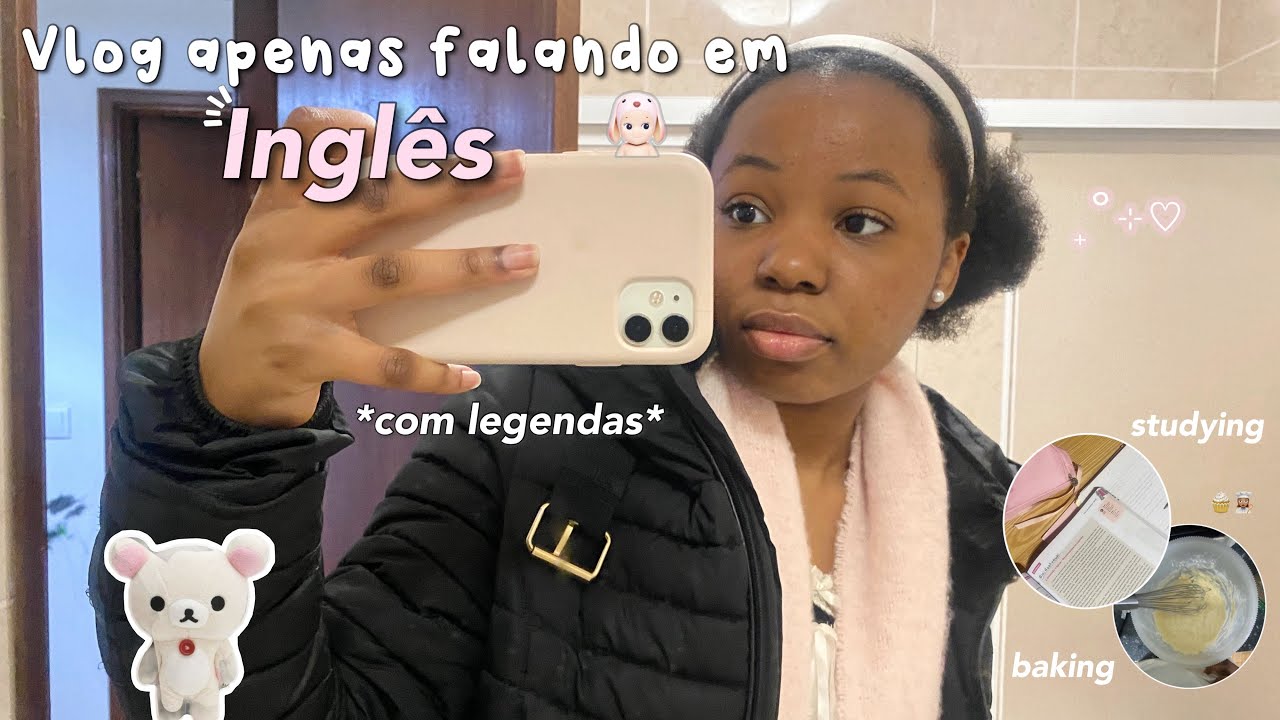 vlog falando em inglês ( com legendas)| study vlog, grwm…