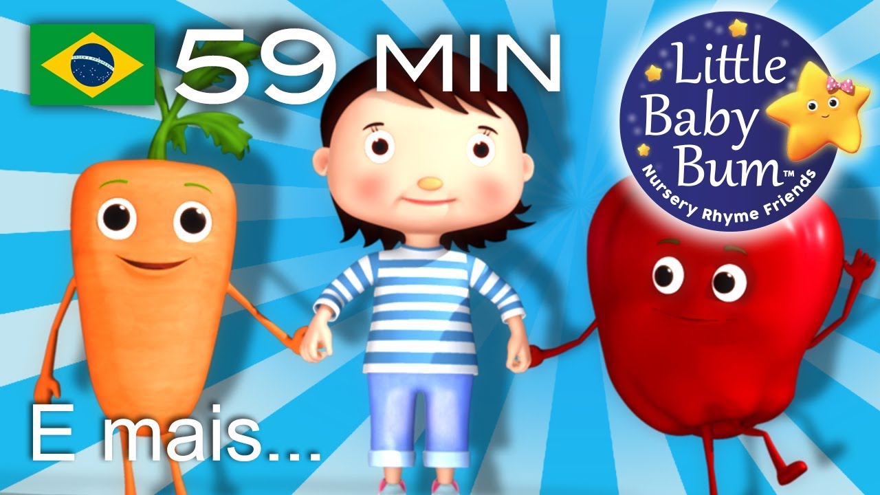 Coma Seus Vegetais | E muitas mais Canções de Ninar | LittleBabyBum!