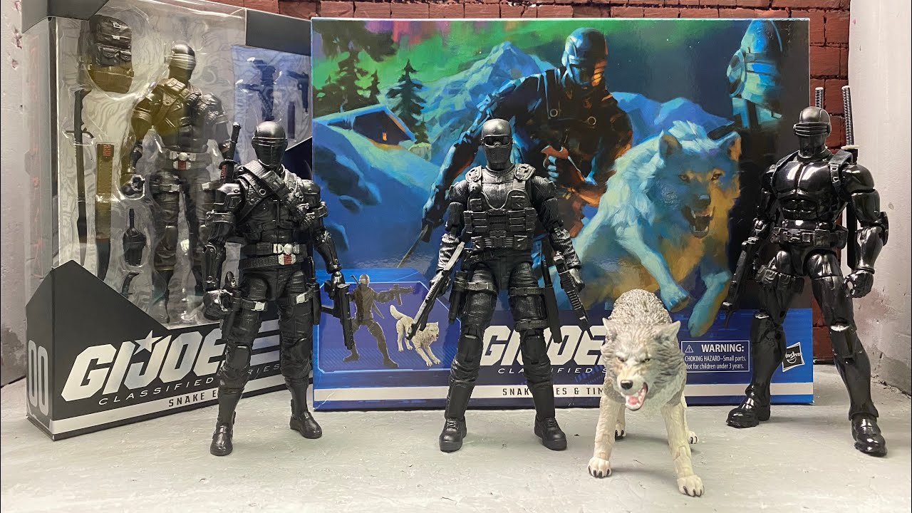 G.I. JOE CLASSIFIED SERIES SNAKE EYES & TIMBER (VER. 2) UNBOXING & SHOWCASE