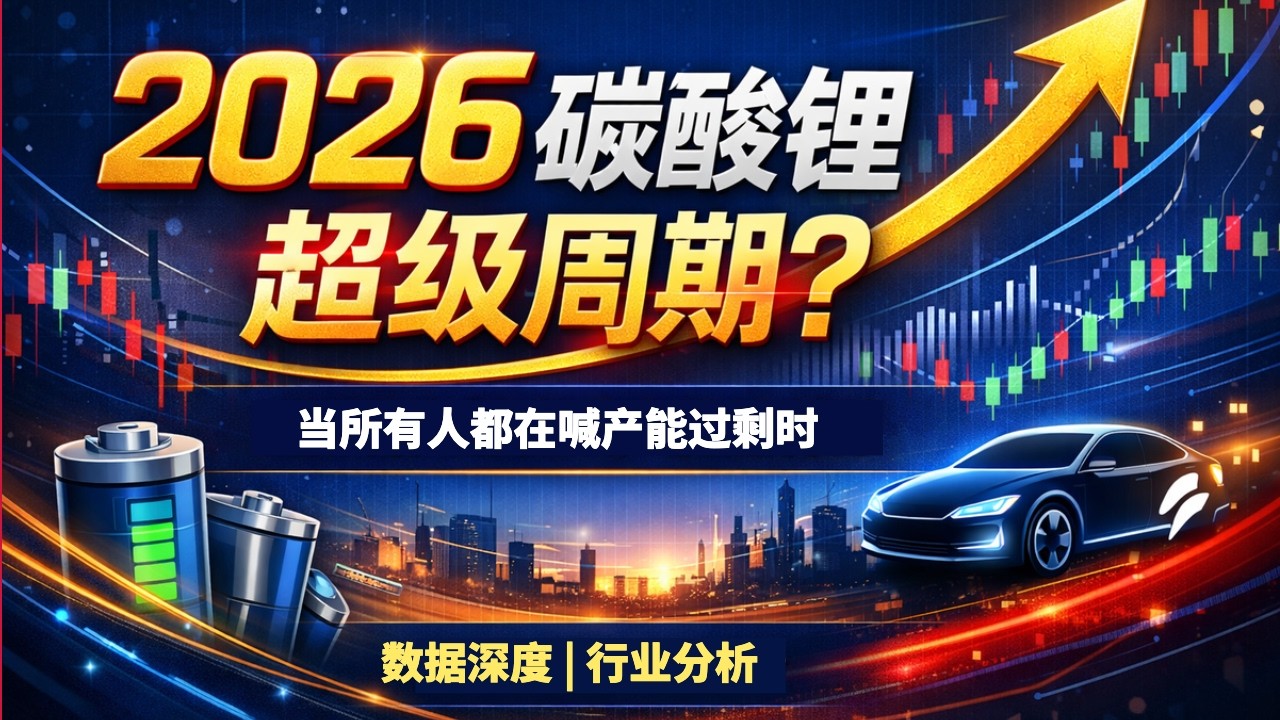 碳酸锂五年定律再应验？2026-2027 上行周期，价格涨跌锚点全解析