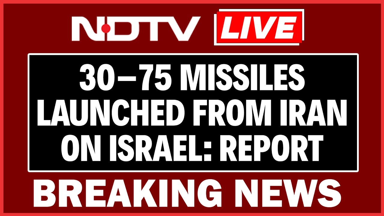 NDTV 24x7 LIVE TV: Iran Attacks Israel | Iran Retaliates Against Strikes
