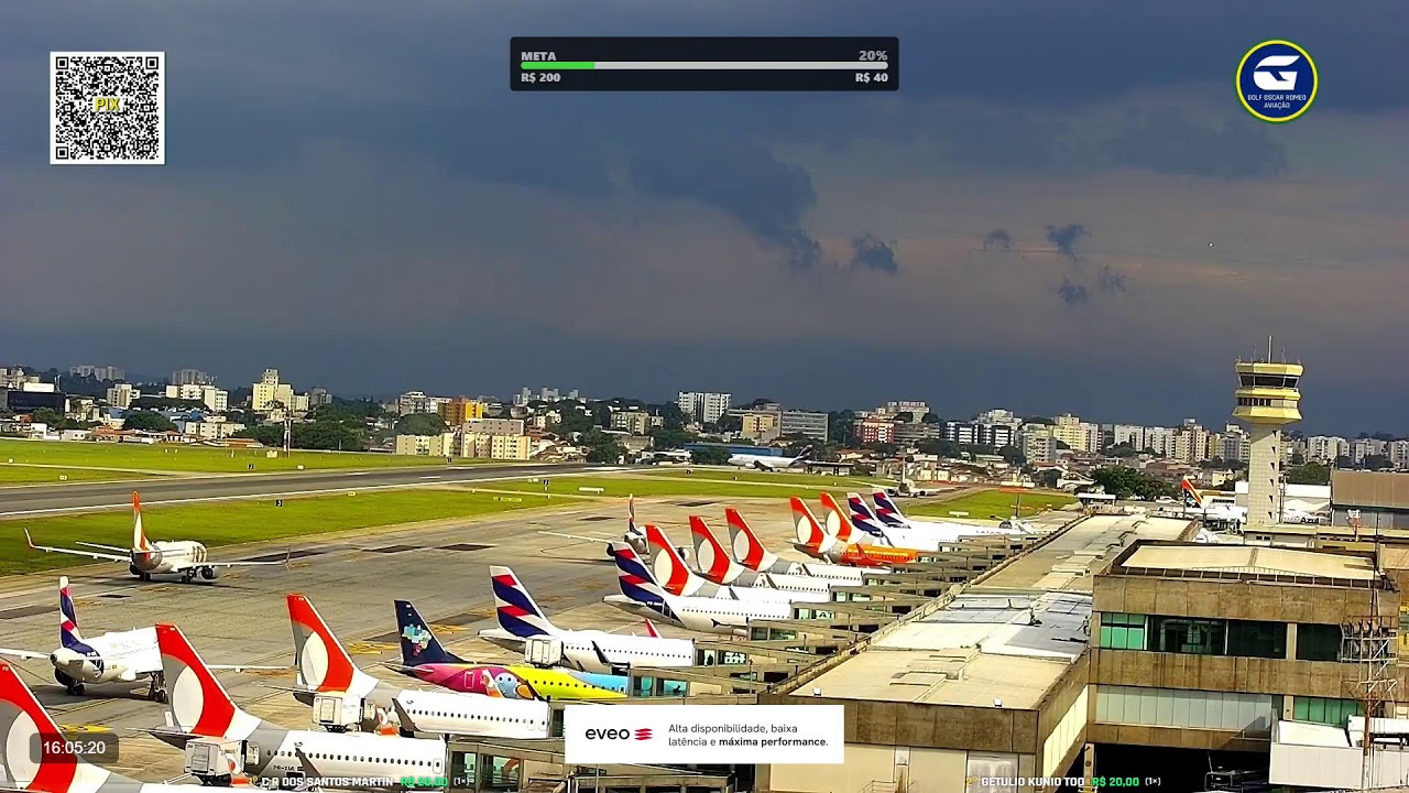 29/01/2026 - LIVE CGH, GRU, VCP - C&Acirc;MERAS GOLF OSCAR ROMEO AVIA&Ccedil;&Atilde;O