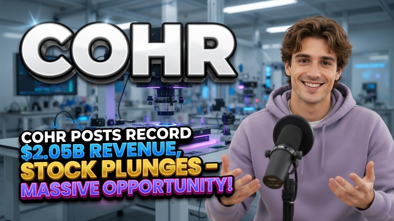 COHR Posts Record $2.05B Revenue, Stock Plunges &ndash; Massive Opportunity! COHR Stock Analysis