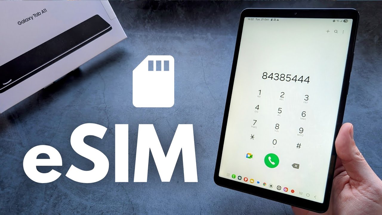 Есть ли в Samsung Galaxy Tab A11 eSIM?