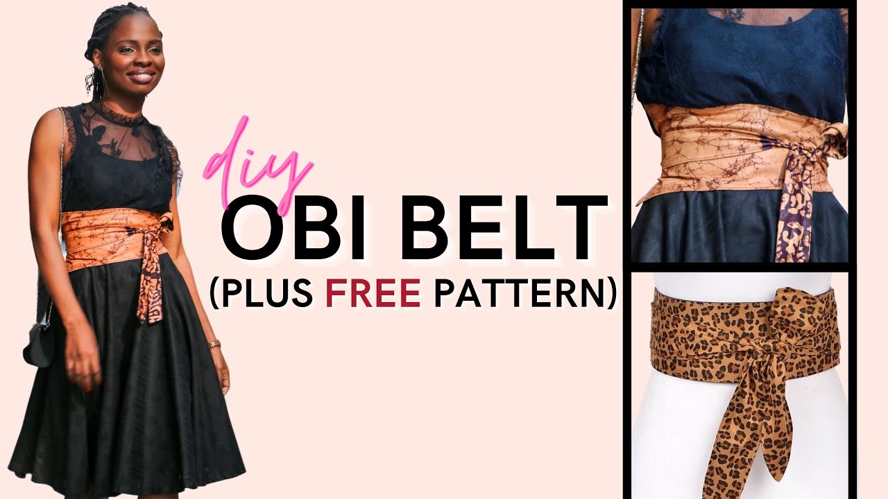 DIY Obi Belt Tutorial (with FREE pattern) | DIYs with Igho | Love Igho