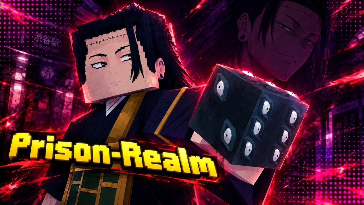 I made the Prison Realm in Minecraft! | Jujutsu Awakening Addon