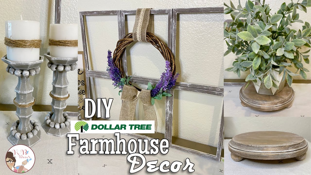 3 Dollar Tree Farmhouse Decor DIYs | KB Decor Crafts