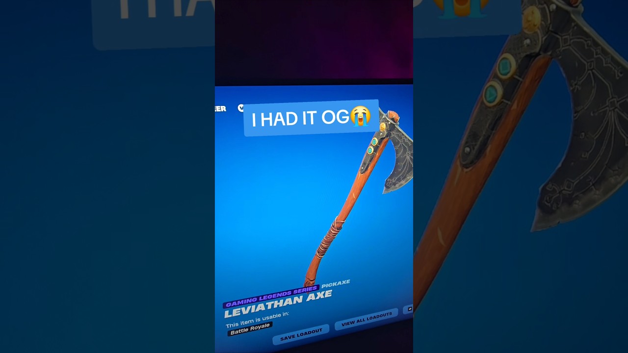 Leviathan Axe back in Fortnite #fortniteog #itemshop