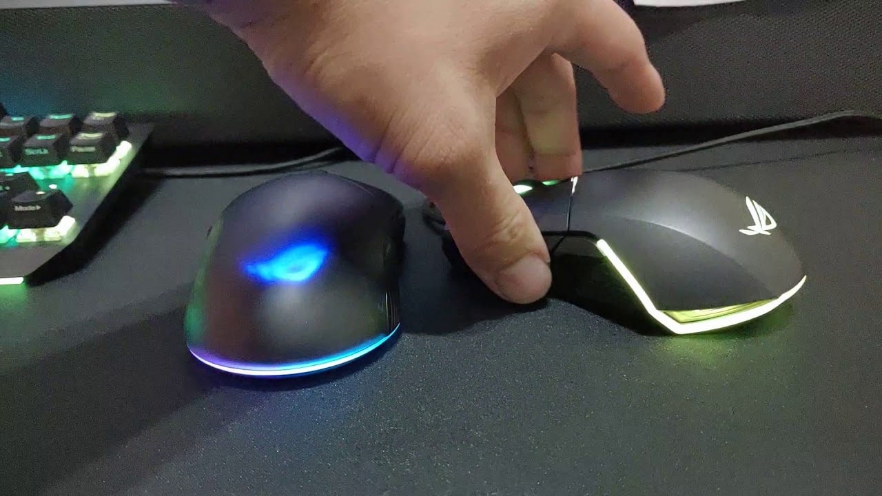 ROG Pugio ii & ROG Pugio aura test