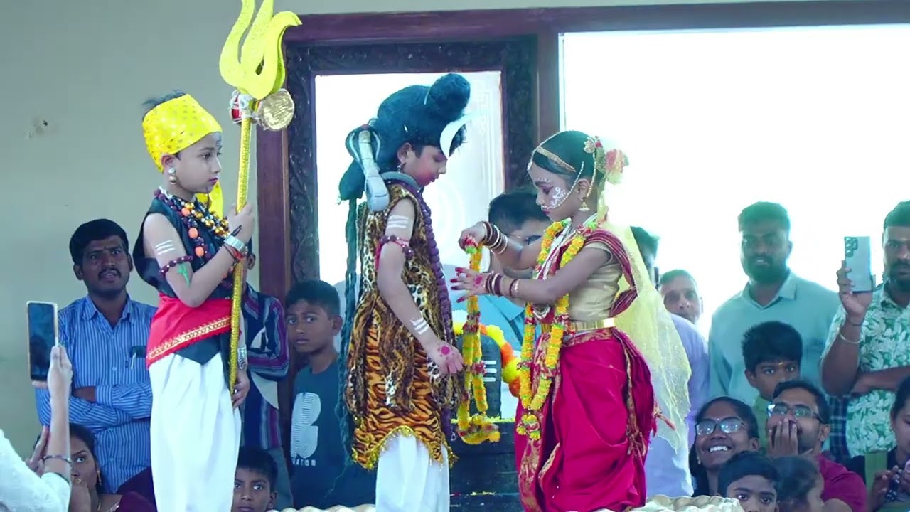 #bahubali  #shivthandav #shivparvati Thirukalyanam# lkg students performance# Indian culture#