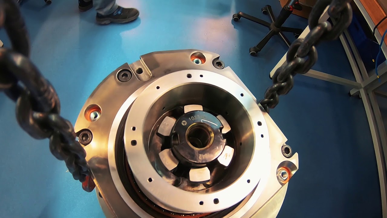 Spindelreparatur einer Kessler BA 600, HSK 100 aus einer Heller Maschine
