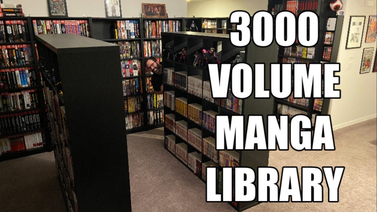 My 3000 Volume Manga Collection | New Library Tour, Now With More Shelves!