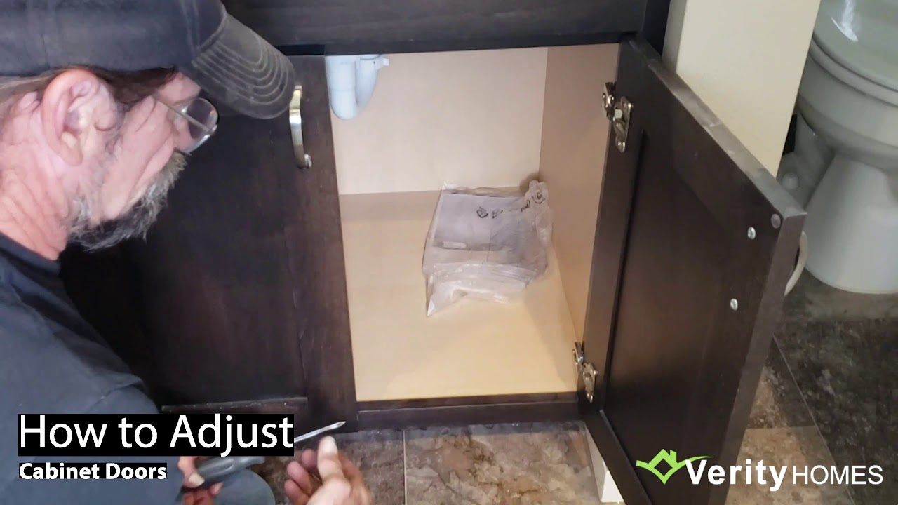 How to Adjust Cabinet Doors