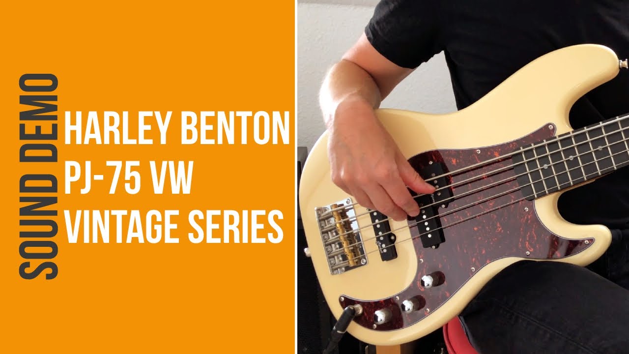Harley Benton PJ75 Vintage - Sound Demo (no talking)