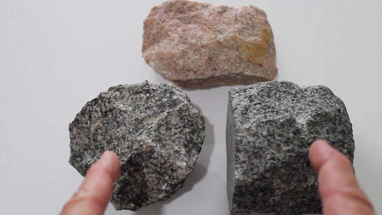 Análisis petrográfico comparativo entre granito-granodiorita-tonalita.