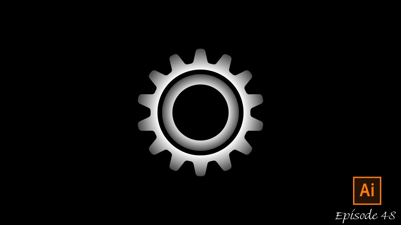 Tutorial Membuat Gear Di Illustrator - Singkat & Mudah