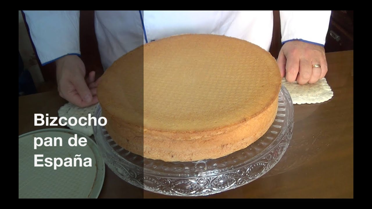 Bizcocho pan de España - Sponge Cake Chef Stefano Barbato