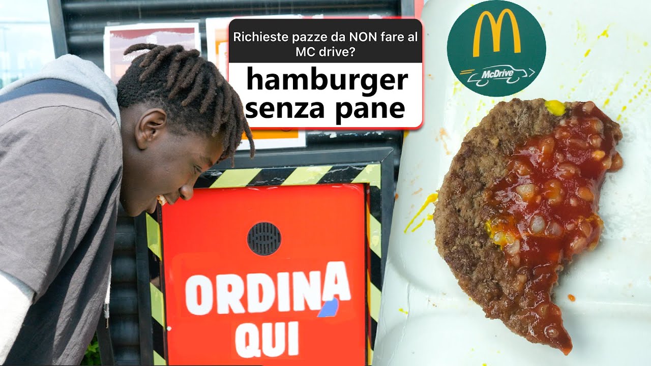 RICHIESTE ASSURDE AL MC DRIVE!! *SIAMO SCAPPATI DA MC DONALD'S*