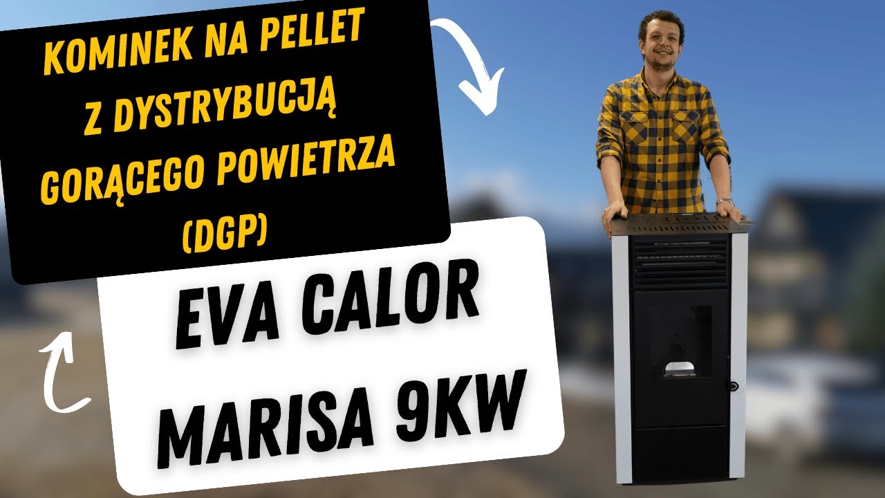 Kominek na Pellet Eva Calor Marisa 9kW z DGP 🔥 Spalanie, Koszty, Montaż i Serwis – Czy Warto?