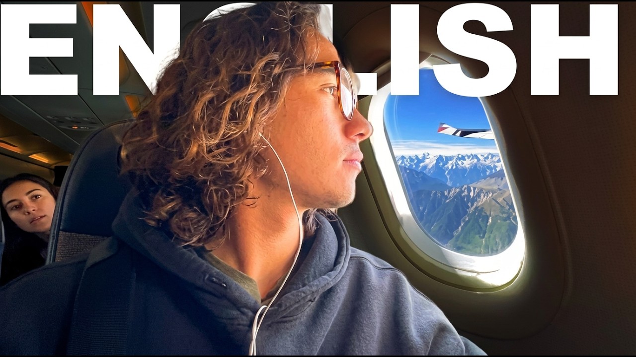 Learn Airport English on the Way to Mexico 🇲🇽 (Comprehensible input)