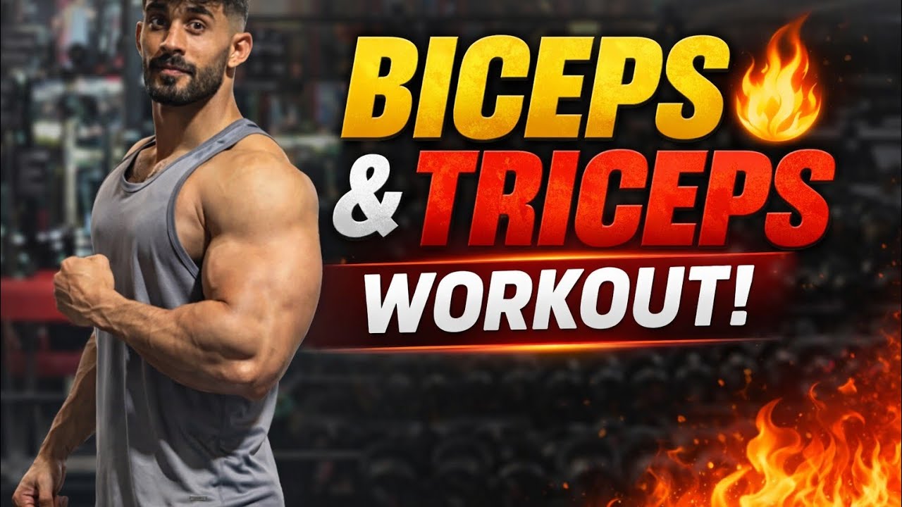 INSANE BICEPS & TRICEPS PUMP 💪🔥 | HEAVY ARM DAY